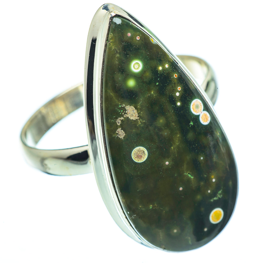 Ocean Jasper Rings handcrafted by Ana Silver Co - RING34390