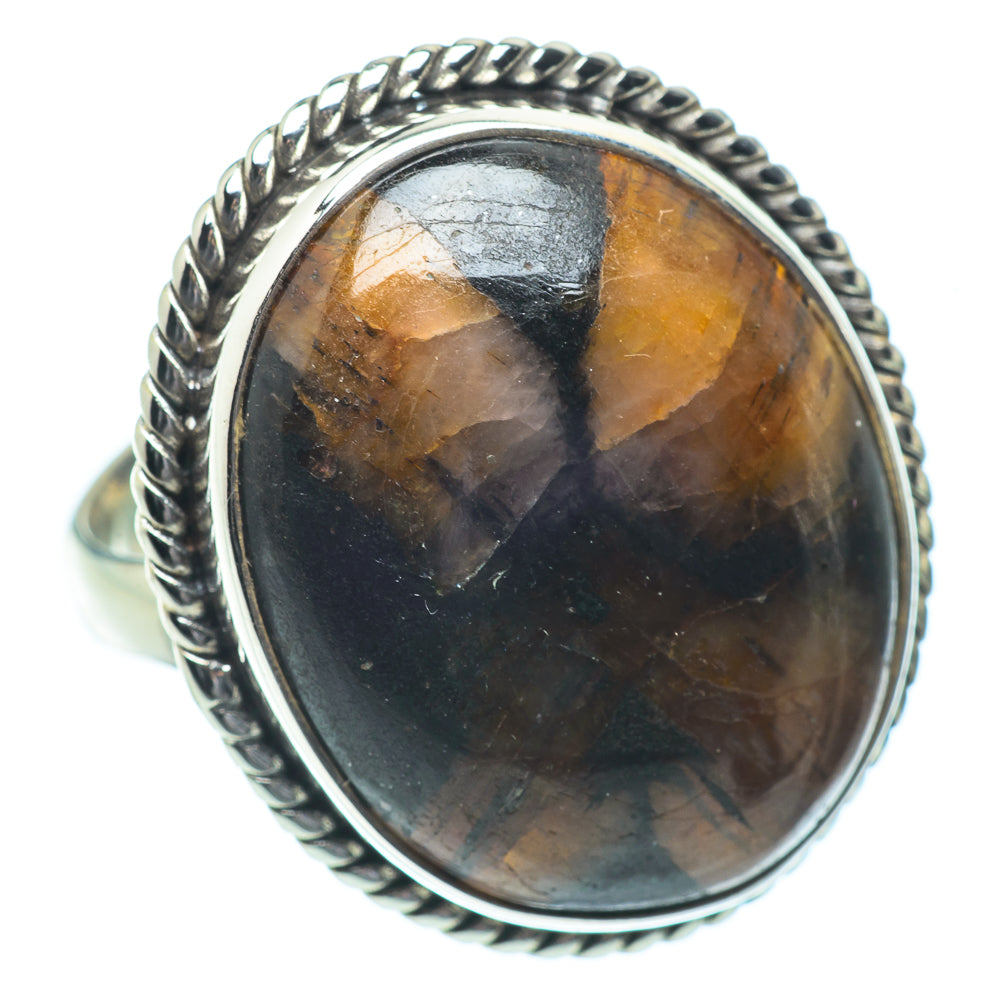 Chiastolite Rings handcrafted by Ana Silver Co - RING34393