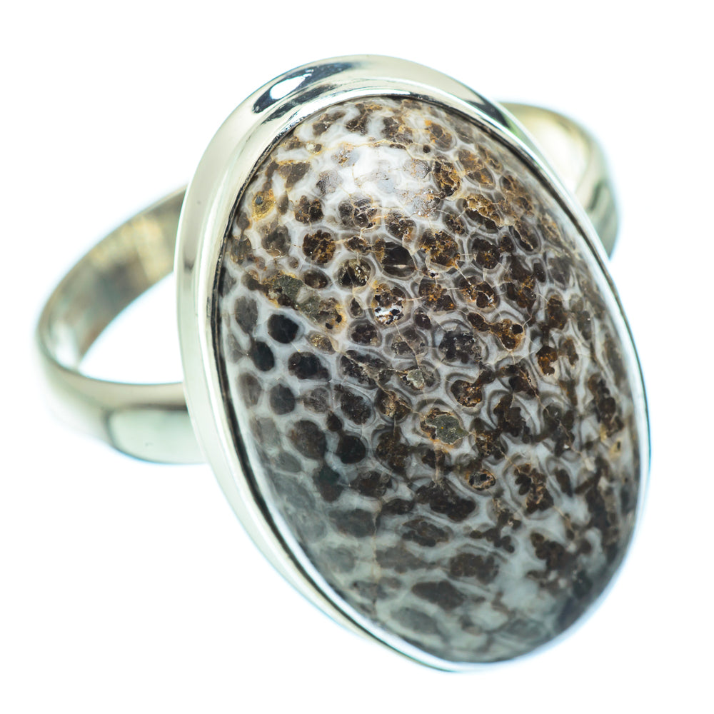 Stingray Coral Rings handcrafted by Ana Silver Co - RING34399