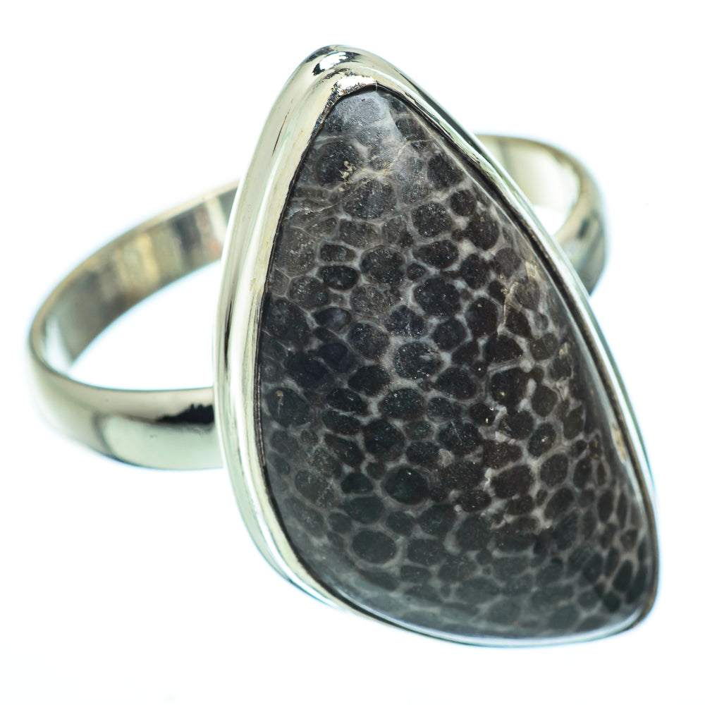 Stingray Coral Rings handcrafted by Ana Silver Co - RING34418