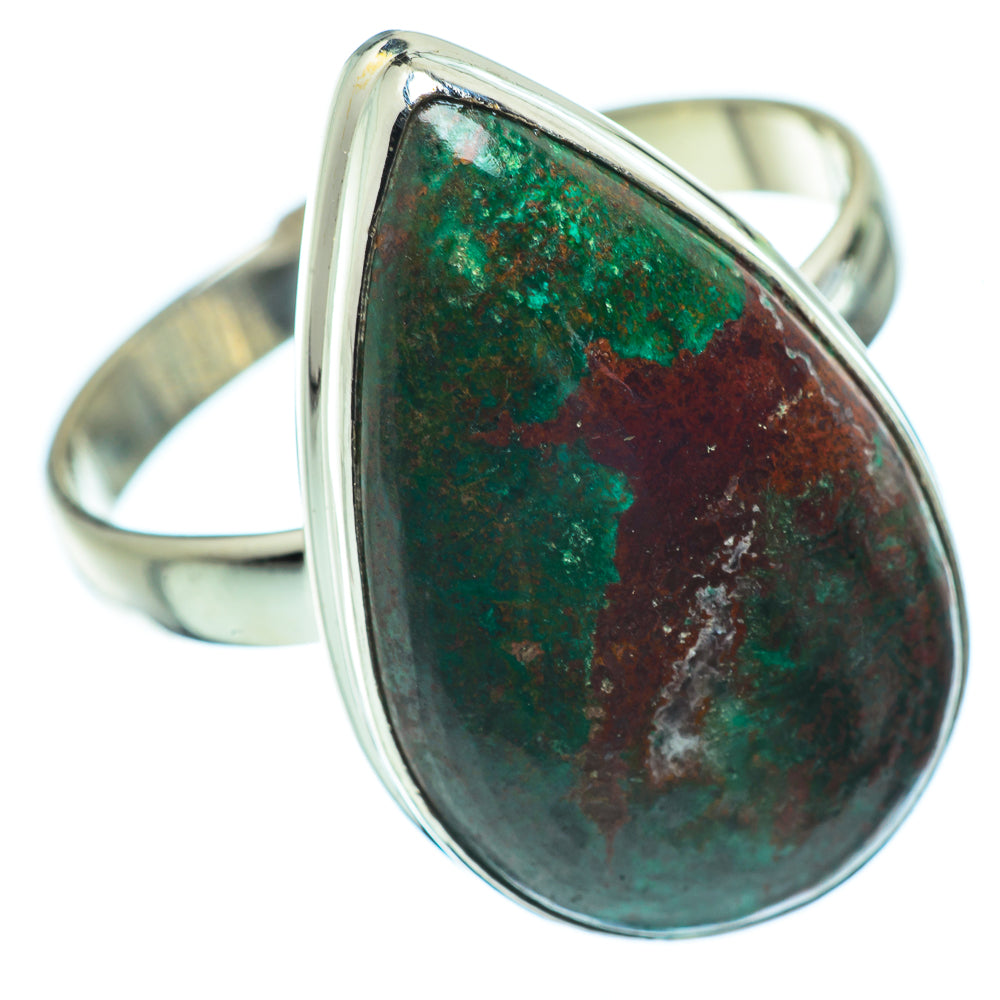 Chrysocolla Rings handcrafted by Ana Silver Co - RING34442
