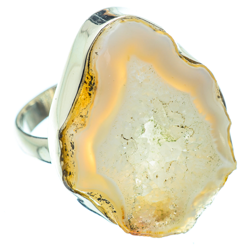 Geode Slice Rings handcrafted by Ana Silver Co - RING34510