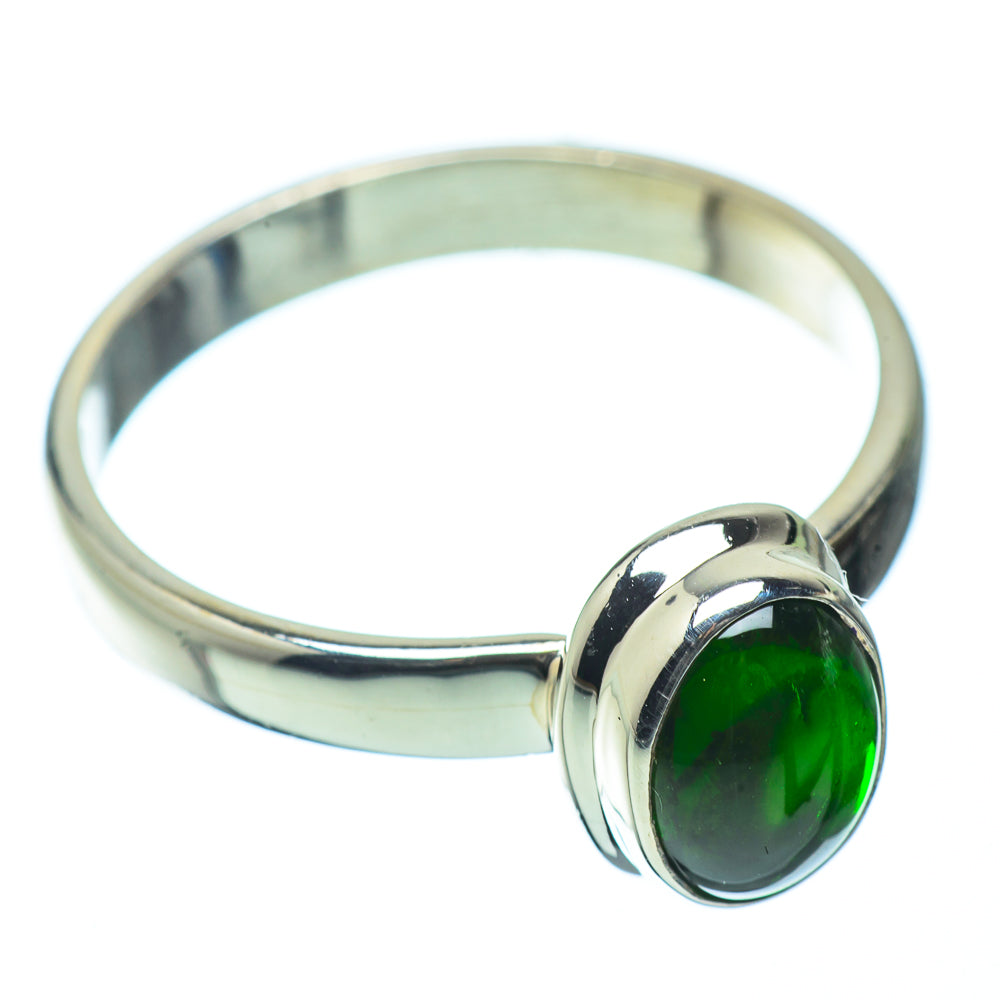Chrome Diopside Rings handcrafted by Ana Silver Co - RING34520