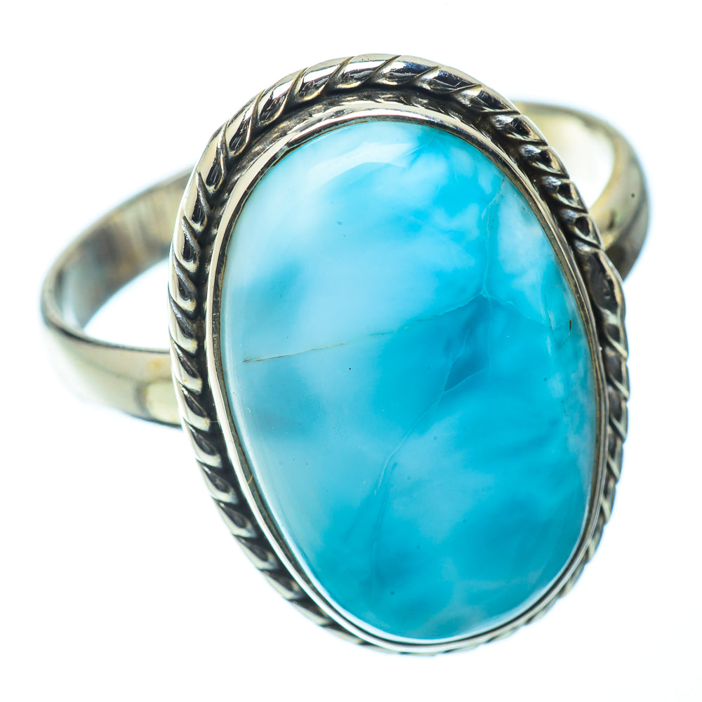 Larimar Rings handcrafted by Ana Silver Co - RING34542
