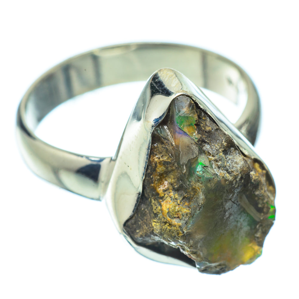 Ethiopian Opal Rings handcrafted by Ana Silver Co - RING34565