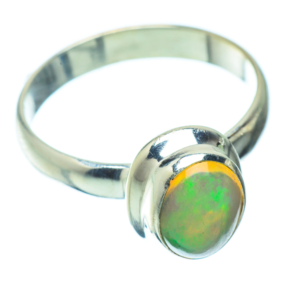 Ethiopian Opal Rings handcrafted by Ana Silver Co - RING34594