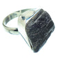 Tektite Rings handcrafted by Ana Silver Co - RING34711