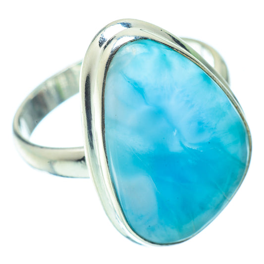Larimar Rings handcrafted by Ana Silver Co - RING34822