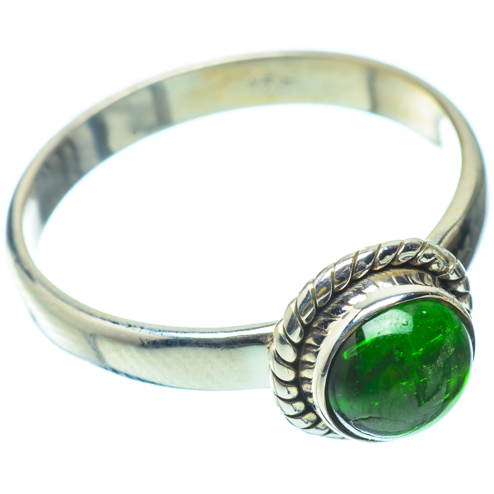 Chrome Diopside Rings handcrafted by Ana Silver Co - RING34823