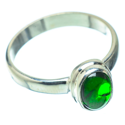 Chrome Diopside Rings handcrafted by Ana Silver Co - RING34851