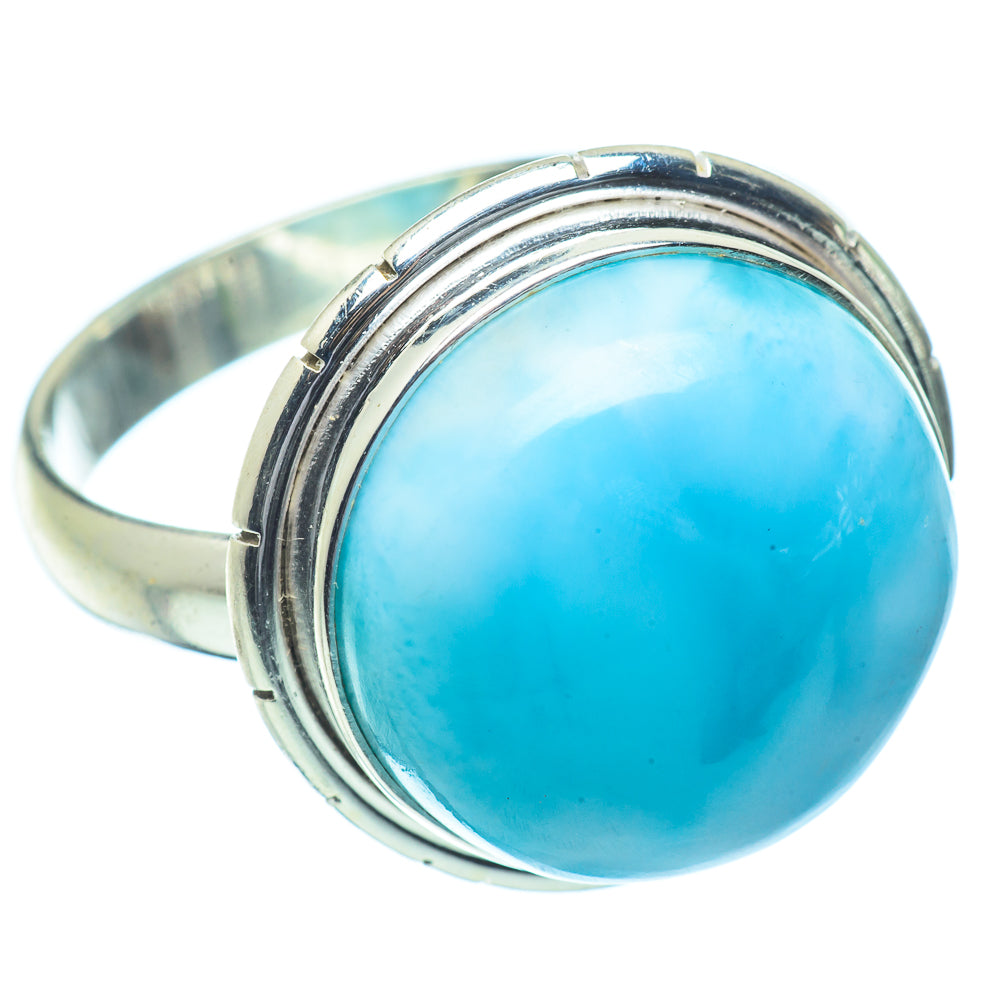 Larimar Rings handcrafted by Ana Silver Co - RING35024