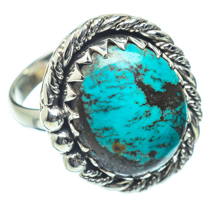 Tibetan Turquoise Rings handcrafted by Ana Silver Co - RING35029