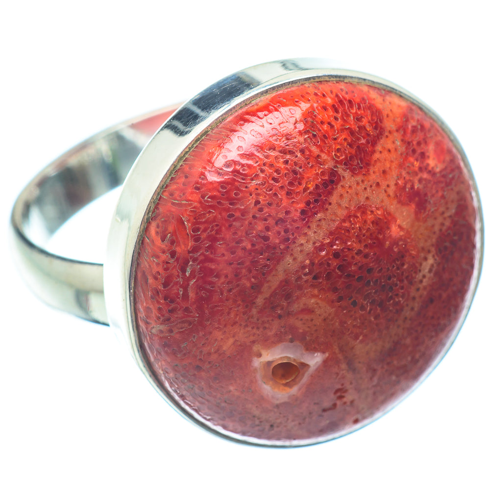 Sponge Coral Rings handcrafted by Ana Silver Co - RING35116