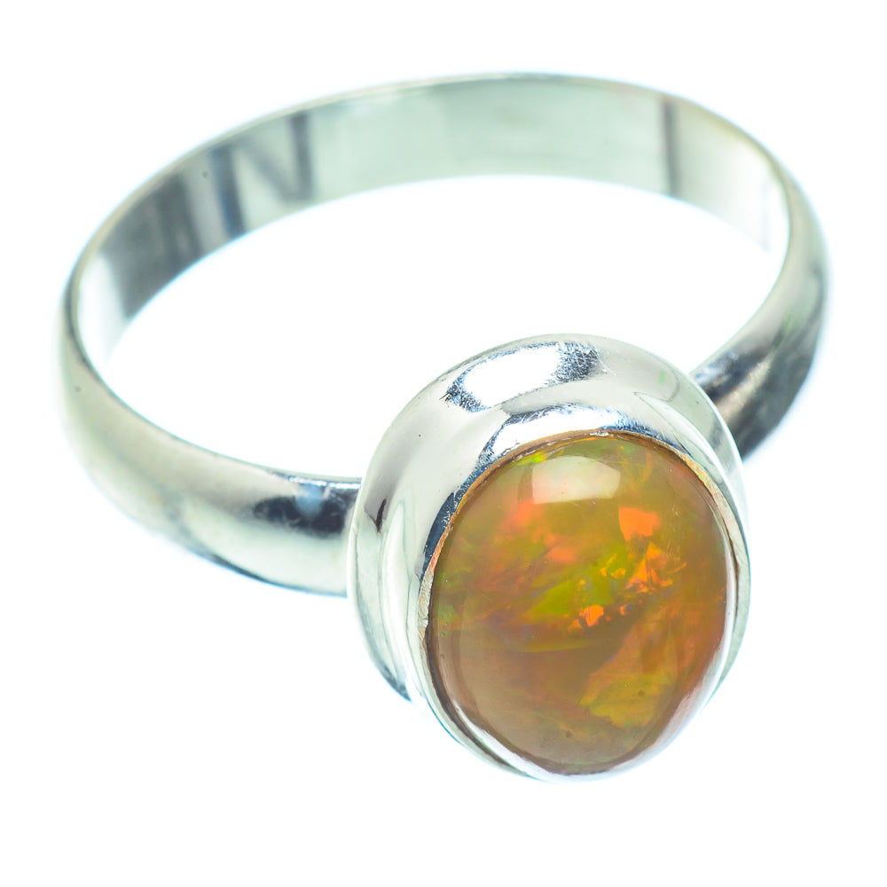 Ethiopian Opal Rings handcrafted by Ana Silver Co - RING35136