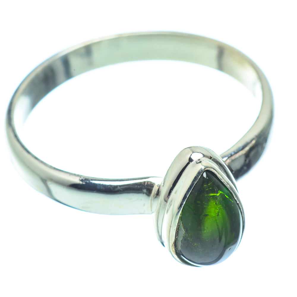 Chrome Diopside Rings handcrafted by Ana Silver Co - RING35177