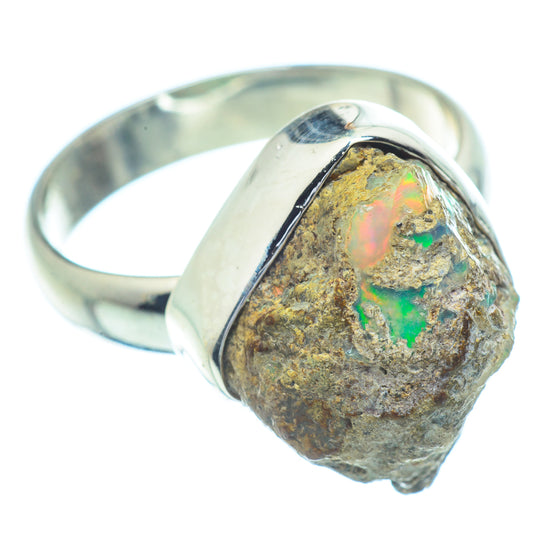 Ethiopian Opal Rings handcrafted by Ana Silver Co - RING35199