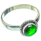 Chrome Diopside Rings handcrafted by Ana Silver Co - RING35209