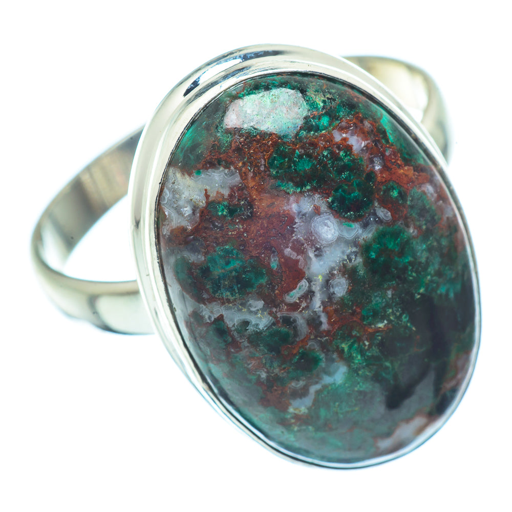 Chrysocolla Rings handcrafted by Ana Silver Co - RING35215