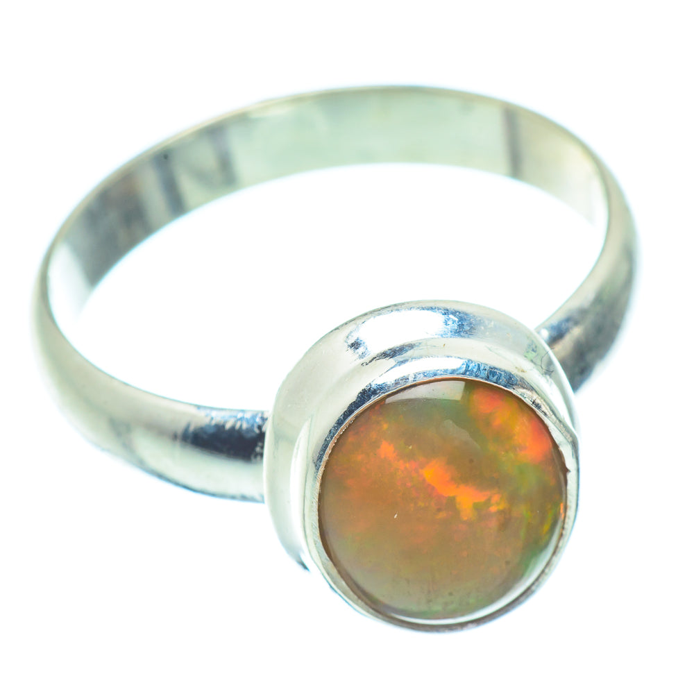 Ethiopian Opal Rings handcrafted by Ana Silver Co - RING35232