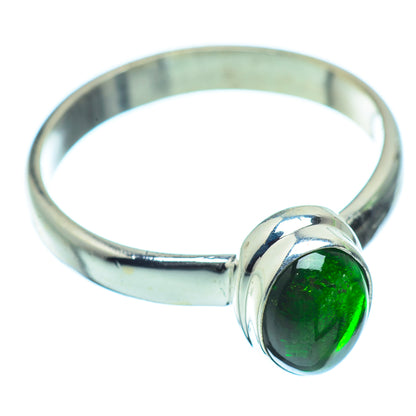 Chrome Diopside Rings handcrafted by Ana Silver Co - RING35359