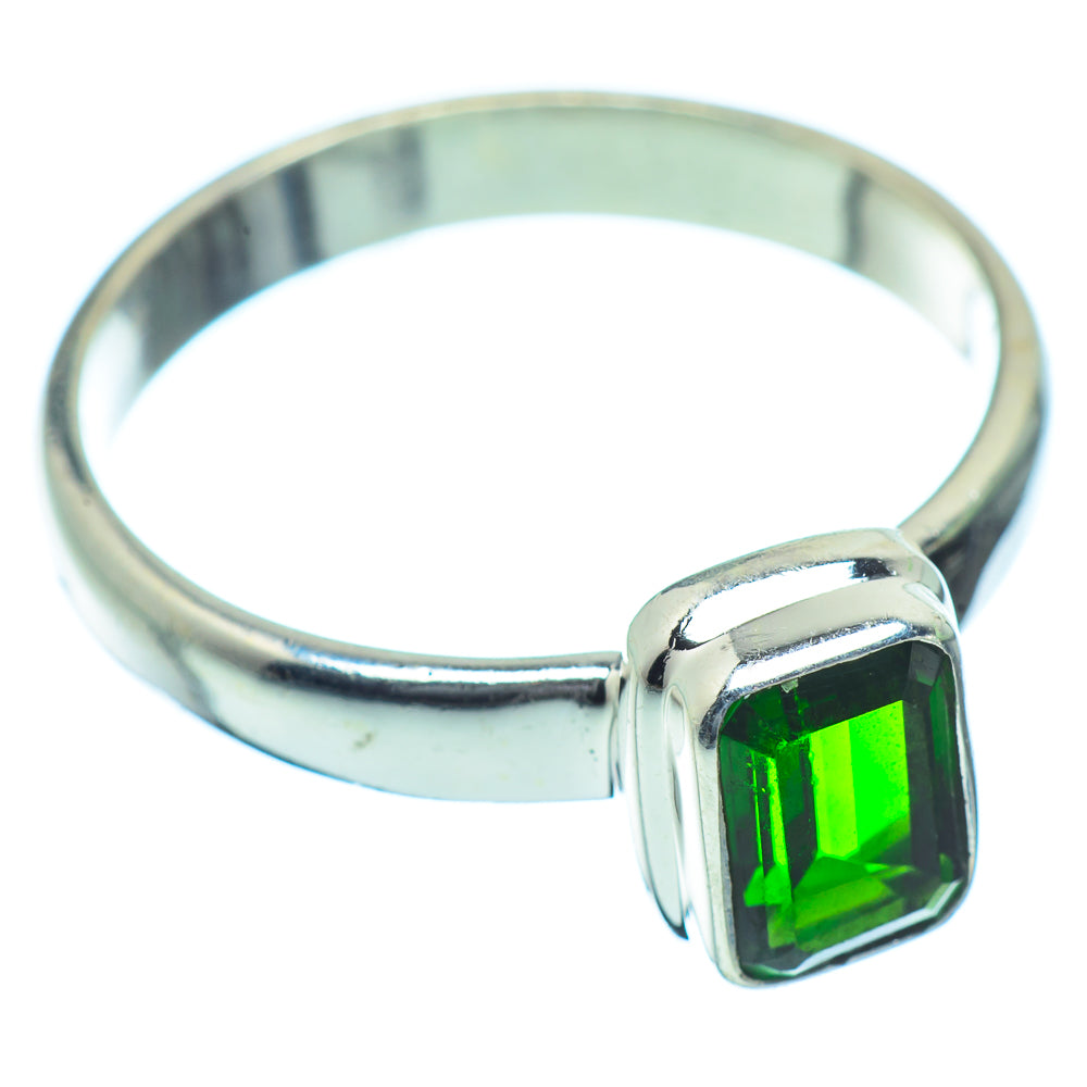 Chrome Diopside Rings handcrafted by Ana Silver Co - RING35361