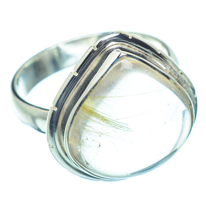 Rutilated Quartz Rings handcrafted by Ana Silver Co - RING35458