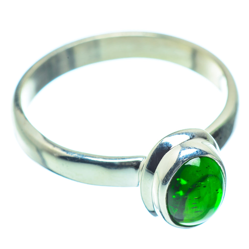 Chrome Diopside Rings handcrafted by Ana Silver Co - RING35527
