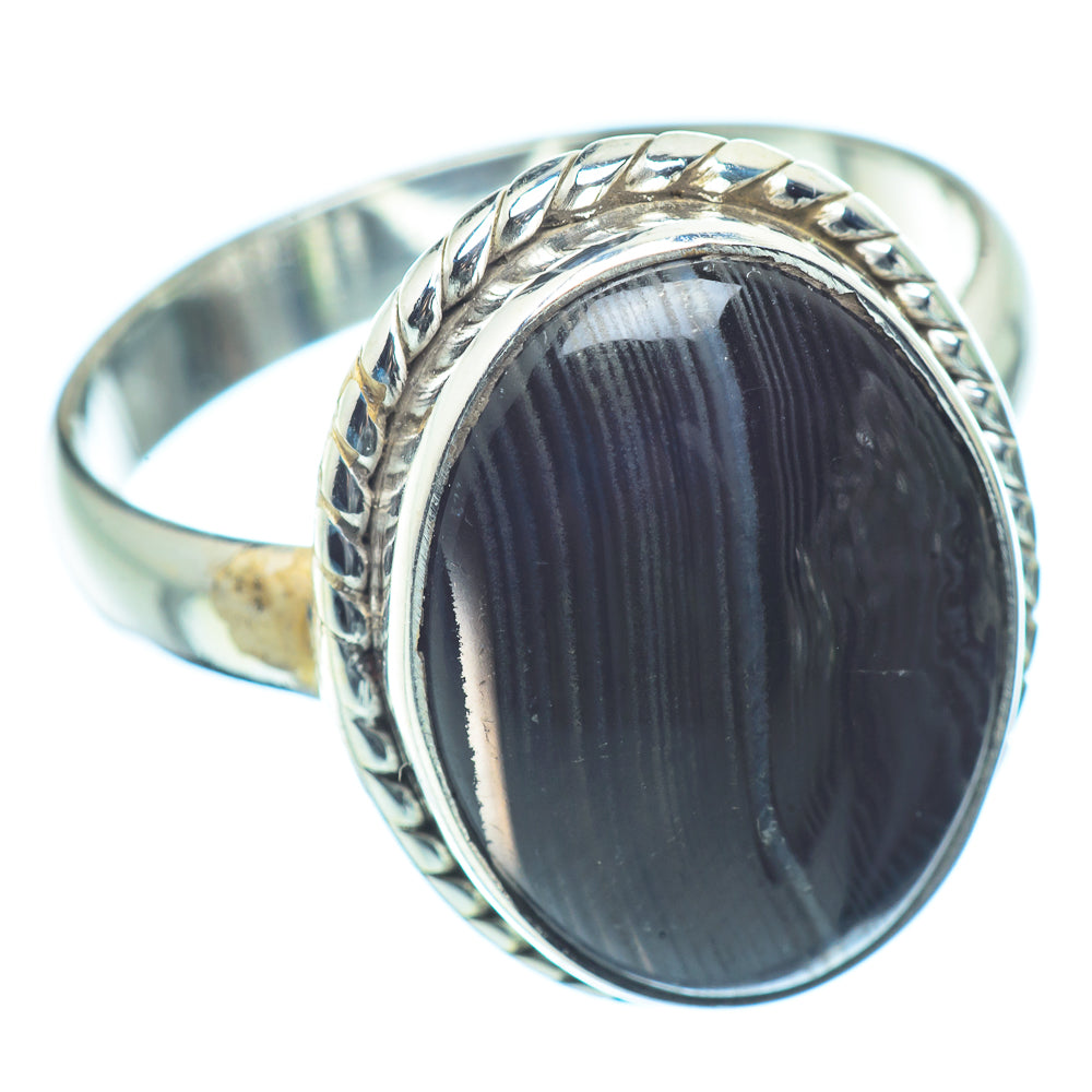 Psilomelane Rings handcrafted by Ana Silver Co - RING35541