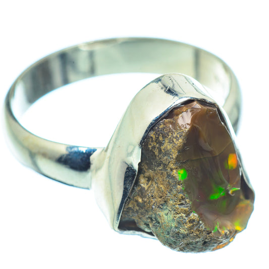 Ethiopian Opal Rings handcrafted by Ana Silver Co - RING35586