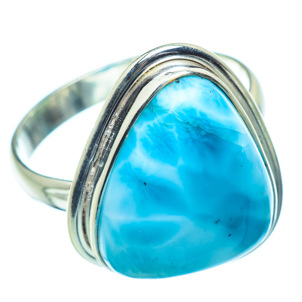 Larimar Rings handcrafted by Ana Silver Co - RING35596