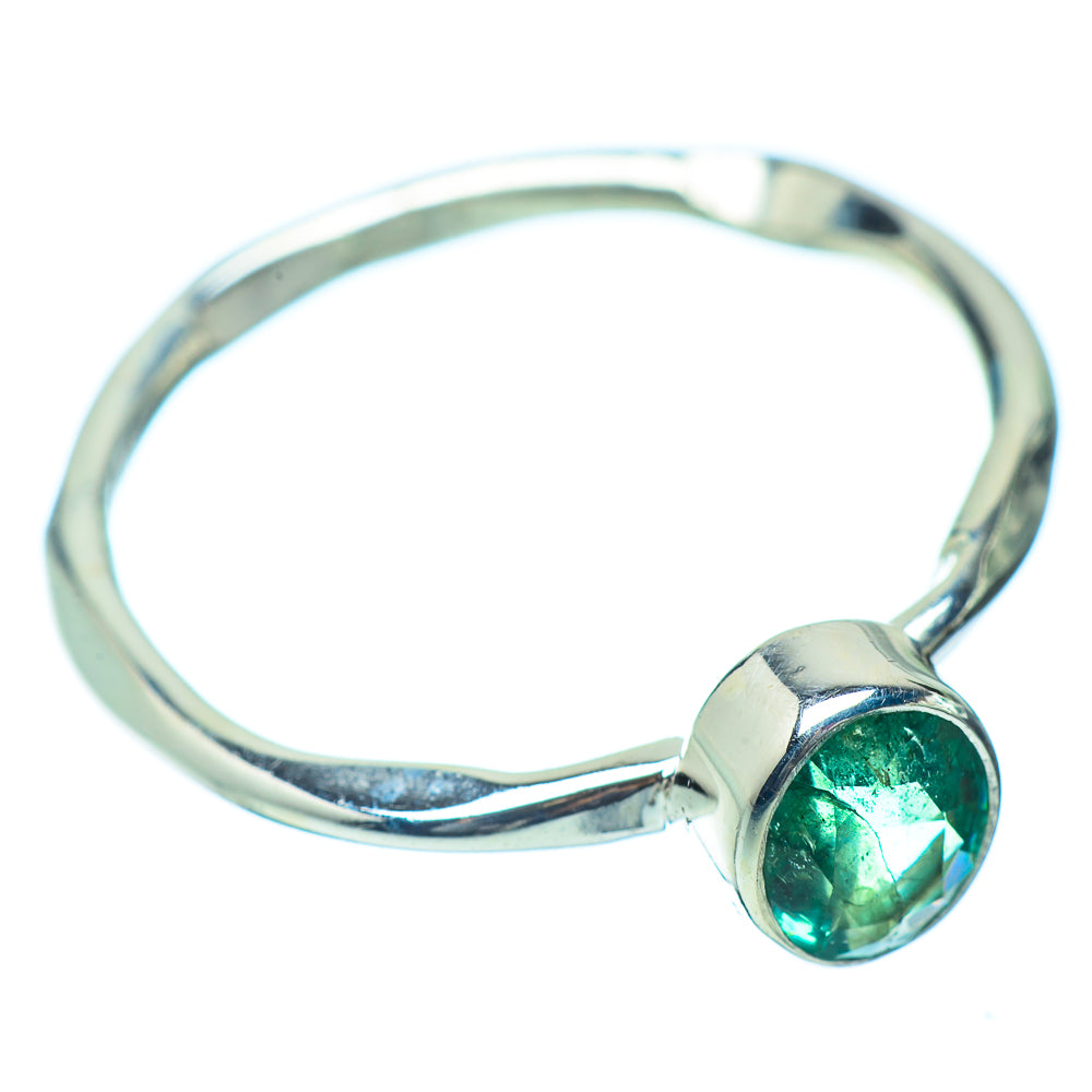 Zambian Emerald Rings handcrafted by Ana Silver Co - RING35717
