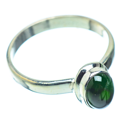 Chrome Diopside Rings handcrafted by Ana Silver Co - RING35719