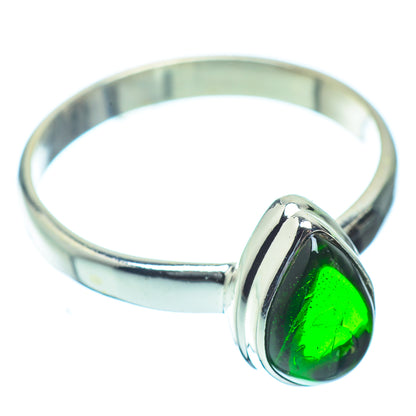 Chrome Diopside Rings handcrafted by Ana Silver Co - RING35771