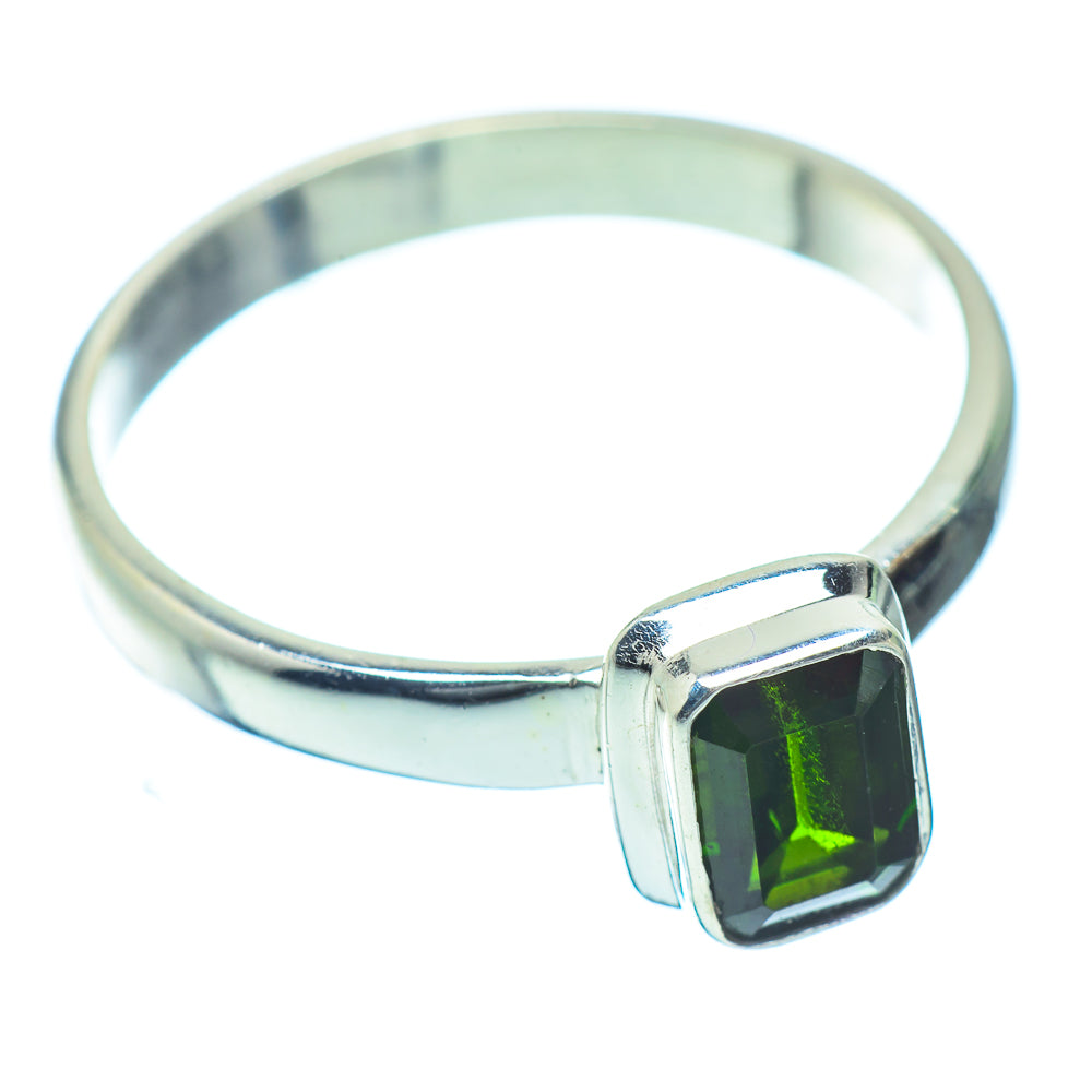 Chrome Diopside Rings handcrafted by Ana Silver Co - RING35773