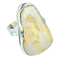 White Geode Slice Rings handcrafted by Ana Silver Co - RING35795