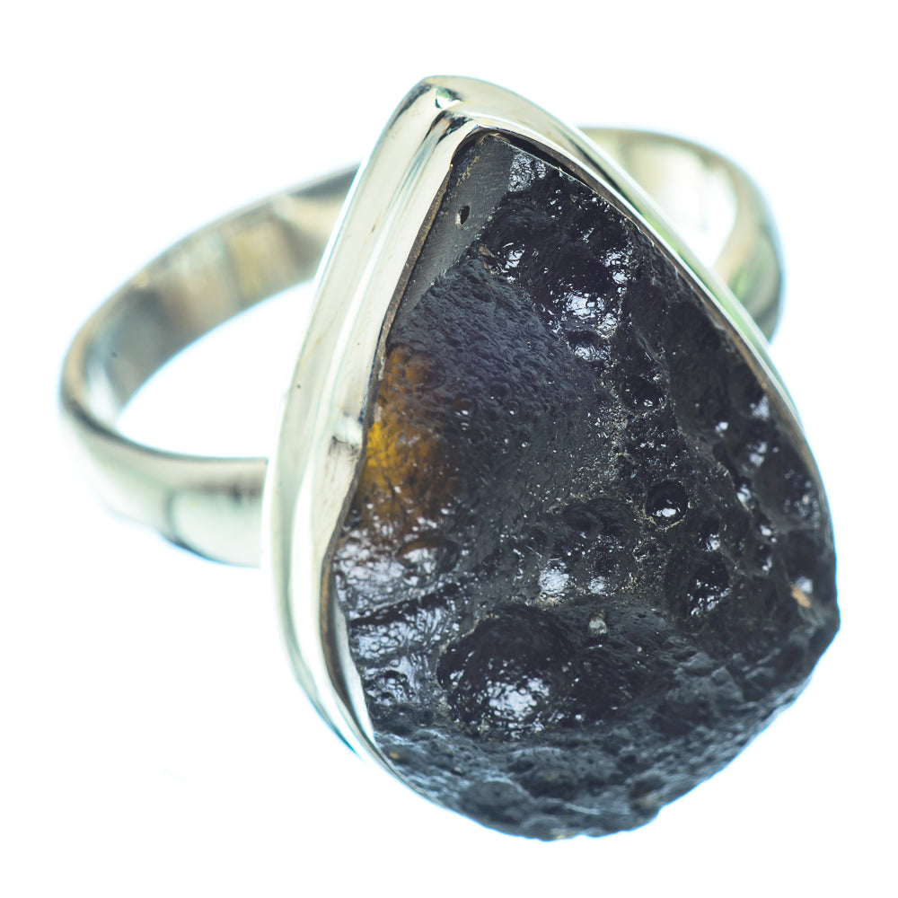 Tektite Rings handcrafted by Ana Silver Co - RING35837