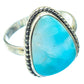 Larimar Rings handcrafted by Ana Silver Co - RING35855