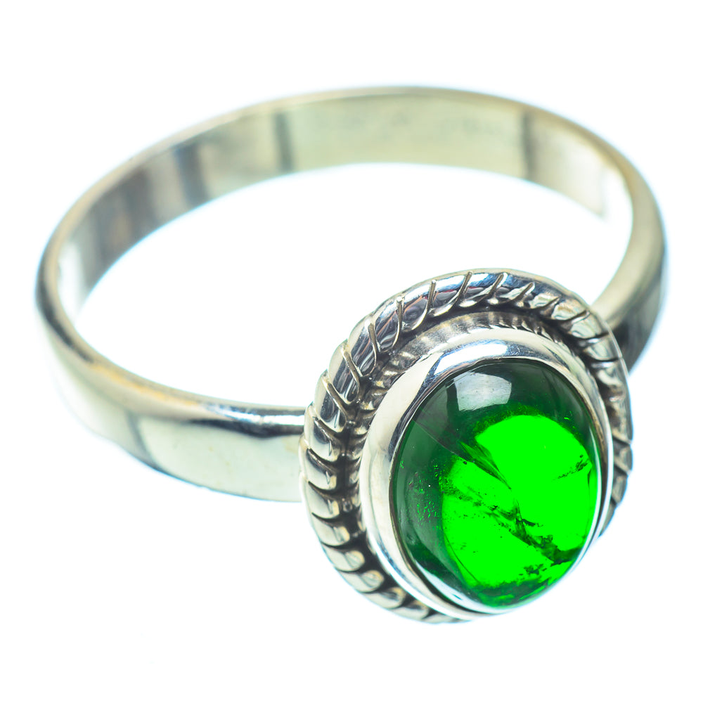 Chrome Diopside Rings handcrafted by Ana Silver Co - RING35863