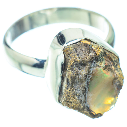 Ethiopian Opal Rings handcrafted by Ana Silver Co - RING35933