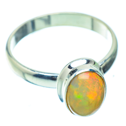 Ethiopian Opal Rings handcrafted by Ana Silver Co - RING35939