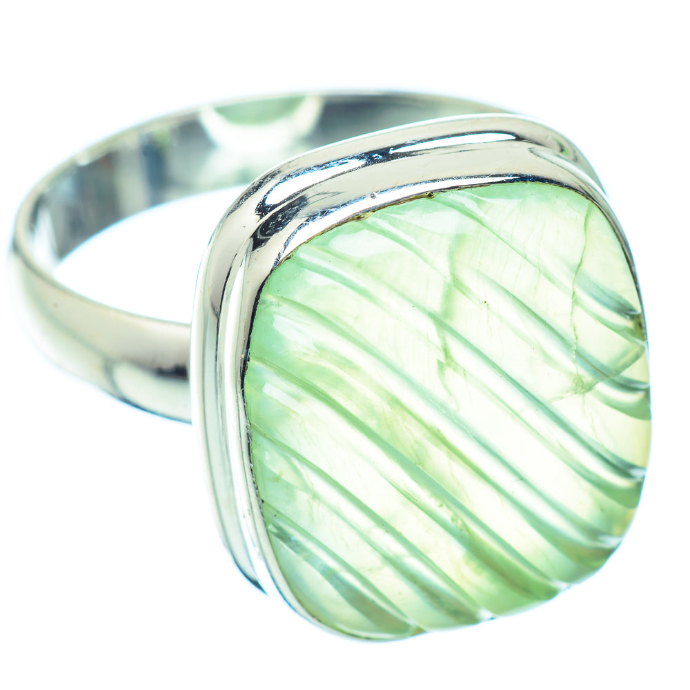 Prehnite Rings handcrafted by Ana Silver Co - RING35948
