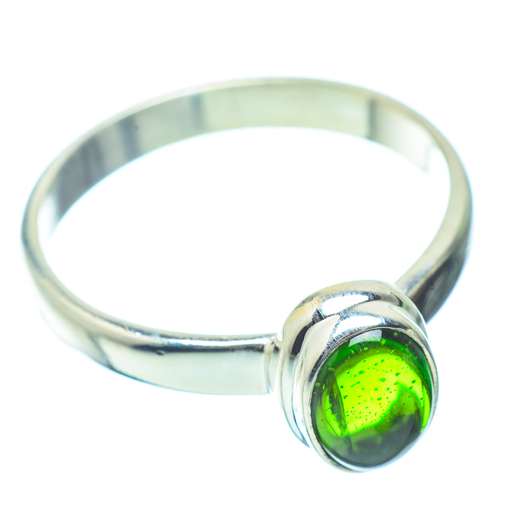 Chrome Diopside Rings handcrafted by Ana Silver Co - RING35951