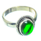Chrome Diopside Rings handcrafted by Ana Silver Co - RING35983