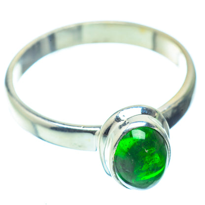 Chrome Diopside Rings handcrafted by Ana Silver Co - RING35987
