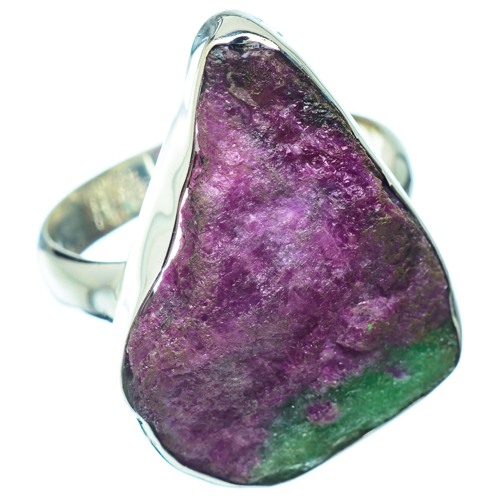 Ruby Zoisite Rings handcrafted by Ana Silver Co - RING36080