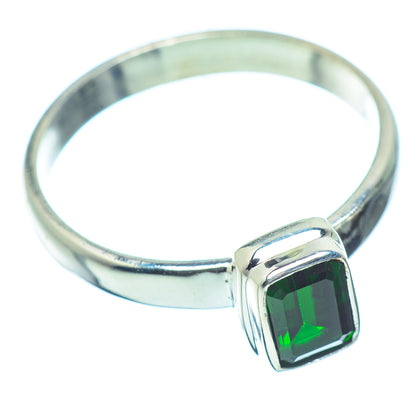 Chrome Diopside Rings handcrafted by Ana Silver Co - RING36118