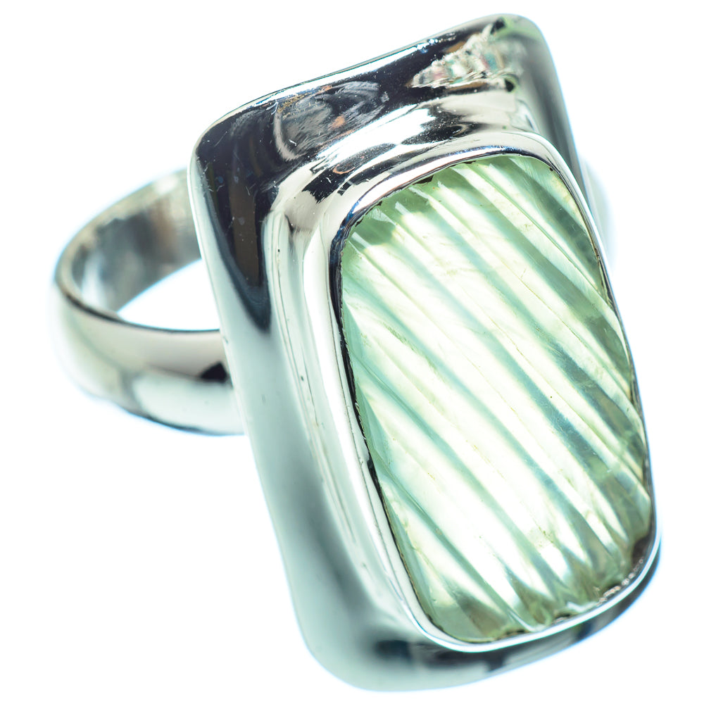 Prehnite Rings handcrafted by Ana Silver Co - RING36119