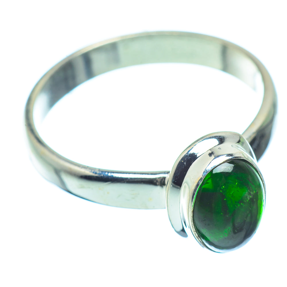 Chrome Diopside Rings handcrafted by Ana Silver Co - RING36154