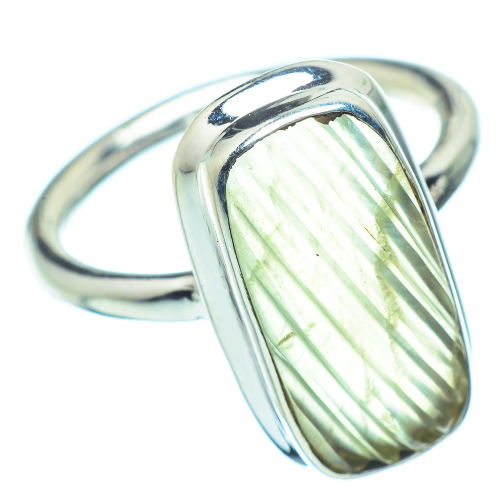 Prehnite Rings handcrafted by Ana Silver Co - RING36155