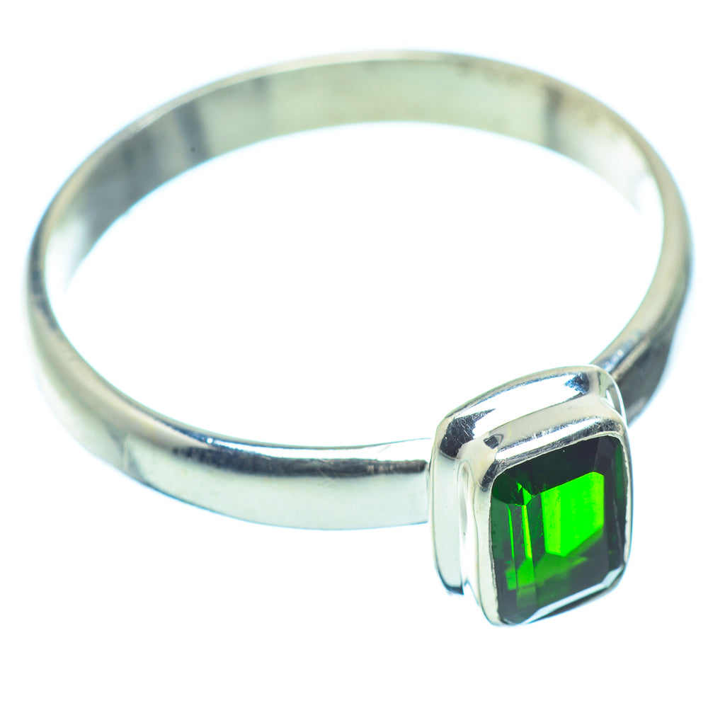 Chrome Diopside Rings handcrafted by Ana Silver Co - RING36162